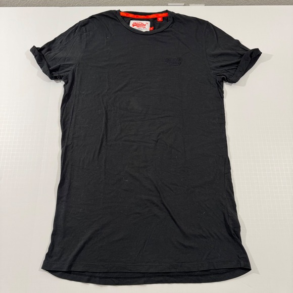 Superdry Tops - Superdry Dress T-Shirt Women XXL Black Orange Label Crew Neck M10102OQ